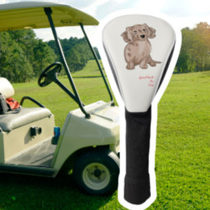 Dackel Merle Watercolor Dog Golf Head Cover Headcover