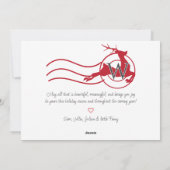 Dackel Merry & Bright Dackel Weihnachten (Rückseite)