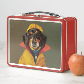 Dackel Metall Brotdose (Beispiel)