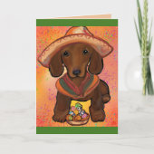 Dackel Mexiko Karte (Vorderseite)