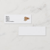 Dackel Mini Visitenkarte (Vorne/Hinten)