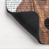 Dackel mit Black Bowler Hat Mousepad (Ecke)