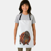 Dackel mit Donut Schürze (Insitu)