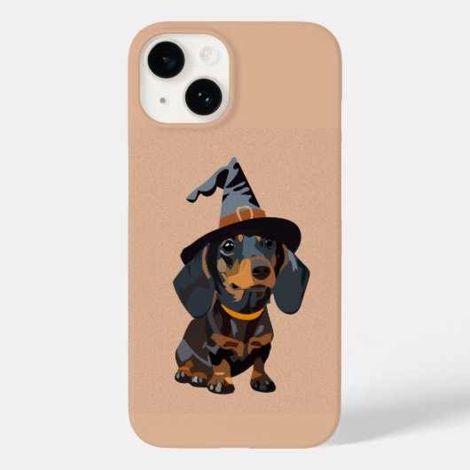 Dackel mit Halloween Case-Mate iPhone Hülle (Rückseite)