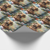 Dackel mit Ostereiern Geschenkpapier (Ecke)