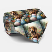 Dackel mit Ostereiern Krawatte (Gerollt)