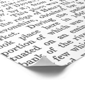 Dackel mit Wollpulli Poster (Ecke)