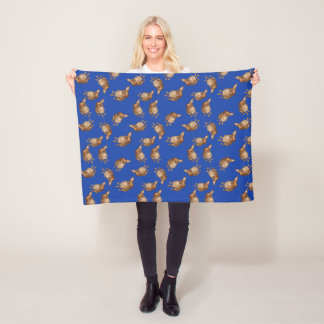 Dackel Mix Dog Fleecedecke