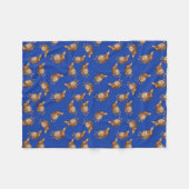 Dackel Mix Dog Fleecedecke (Vorderseite (Horizontal))