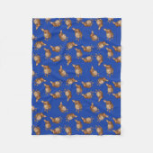 Dackel Mix Dog Fleecedecke (Vorderseite)