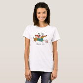 Dackel, Mops & Bird Holiday T - Shirt (Vorne ganz)