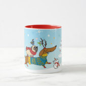 Dackel, Mops & Urlaub Tasse (Zentrum)