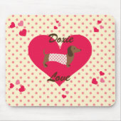 Dackel Mouse Pad Mousepad (Vorne)