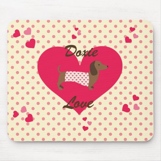 Dackel Mouse Pad Mousepad (Vorne)