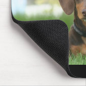Dackel Mousepad (Ecke)
