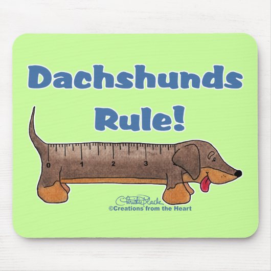 Dackel Mousepad (Vorne)