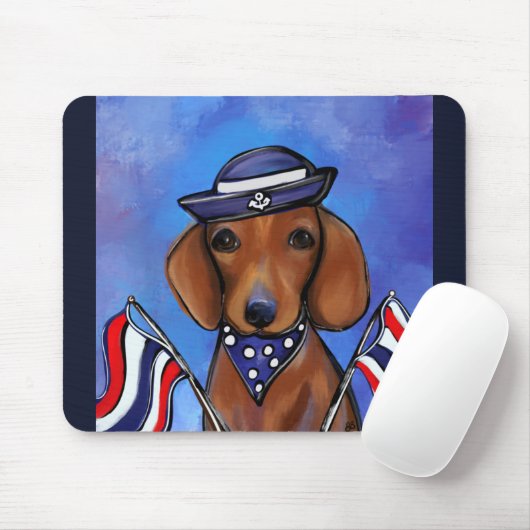 Dackel Mousepad (Mit Mouse)