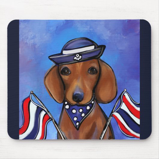Dackel Mousepad (Vorne)