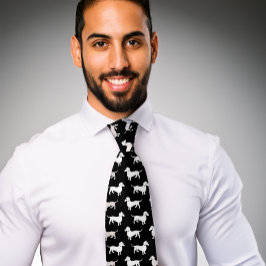 Dackel Muster Schwarze Krawatte Dackel Hund