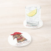 Dackel-Mutter-Untersetzer Untersetzer (Seite)