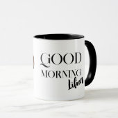 Dackel nah-up-Tasse mit Ihrem Namen Tasse (VorderseiteRechts)