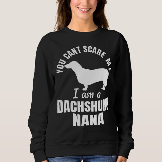 Dackel Nana Dog Crazy Admirer Sweatshirt (Vorderseite)