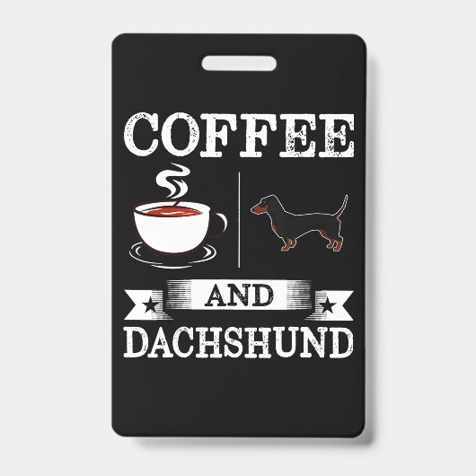Dackel Niedlich Hund Ausweis (Vorderseite)