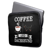 Dackel Niedlich Hund Laptopschutzhülle (Vorderseite Links)