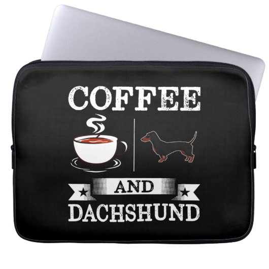 Dackel Niedlich Hund Laptopschutzhülle (Vorderseite)