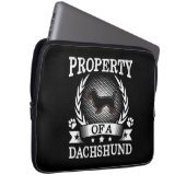 Dackel Niedlich Hund Laptopschutzhülle (Vorne Rechts)