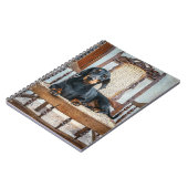 Dackel Niedlich Notizblock (Linke Seite)