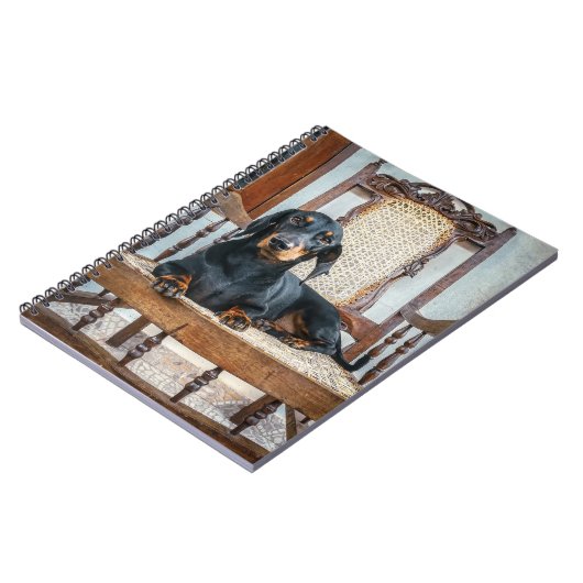 Dackel Niedlich Notizblock (Linke Seite)