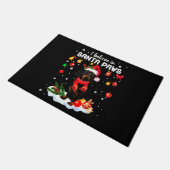 Dackel Niedlich Weihnachten Fußmatte (Schrägansicht)