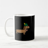 Dackel Niedlich Wurst Hund Deutsche Kinder Männer Kaffeetasse (Links)