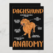 Dackel Niedliche Geschenke Dackel Dackel Liebhaber Dankeskarte (Vorne/Hinten)