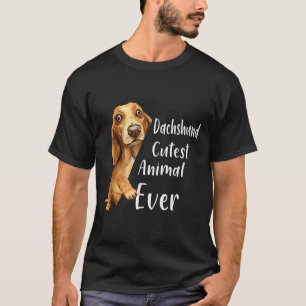 Dackel Niedlicher Tierliebhaber Welpenfunn T-Shirt