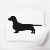 Dackel niedrig mousepad (Mit Mouse)
