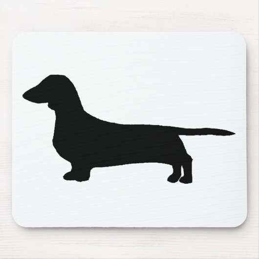 Dackel niedrig mousepad (Vorne)