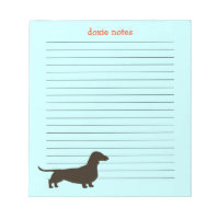 Dackel Notes Dackel Silhouette
