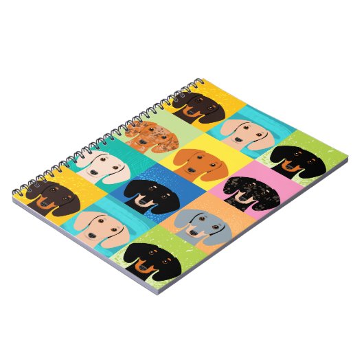 Dackel Notizblock (Linke Seite)