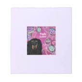 DACKEL NOTIZBLOCK (Vorderseite)