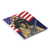 DACKEL NOTIZBLOCK (angewinkelt)