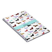 Dackel-Notizbuch Notizblock (Rechte Seite)