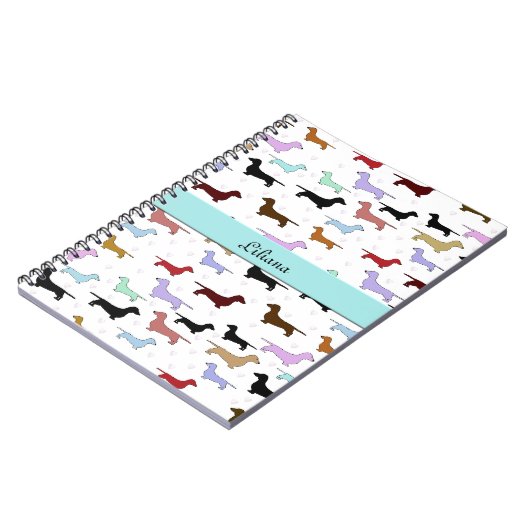 Dackel-Notizbuch Notizblock (Linke Seite)