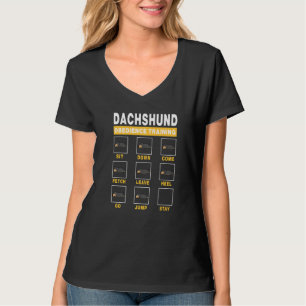 Dackel Obedience Training Dog Guide to Trainer T-Shirt