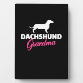 Dackel Oma Fotoplatte (Vorderseite)