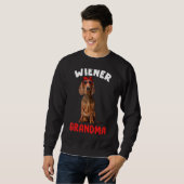 Dackel Oma Funny Dackel Oma Dackel Dog L Sweatshirt (Vorne ganz)
