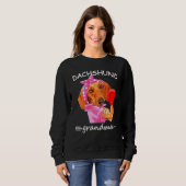 Dackel Oma Würstchen Dog Weiner Dog Sweatshirt (Vorne ganz)