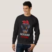Dackel Oma Würstchen Hund Lover Funny Weiner Do Sweatshirt (Vorne ganz)