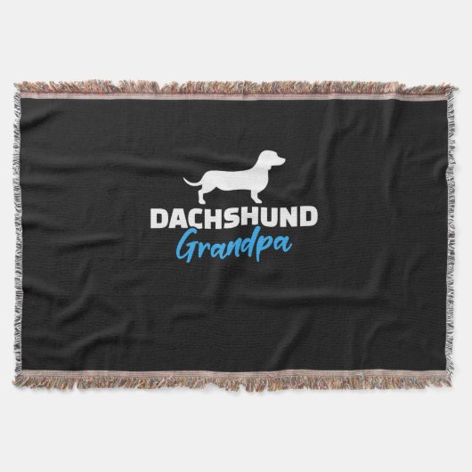 Dackel Opa Decke (Vorderseite)